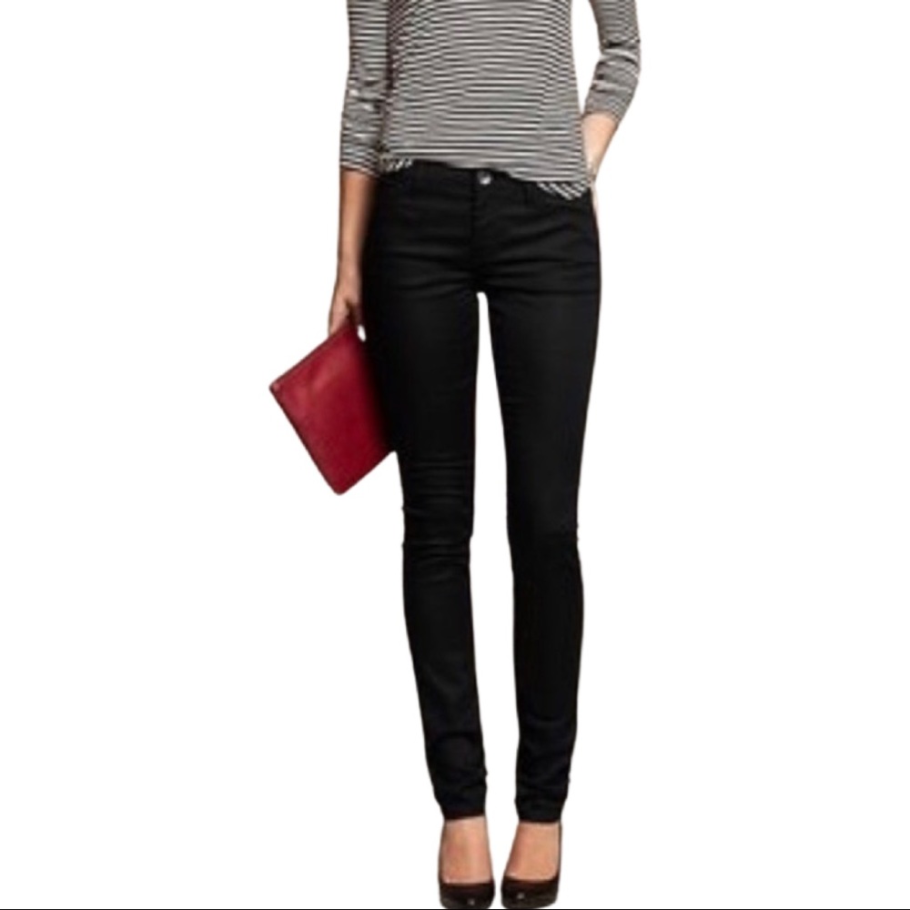 Banana Republic Classic Skinny Black Jeans NWT